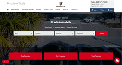 Desktop Screenshot of porscheofocala.com